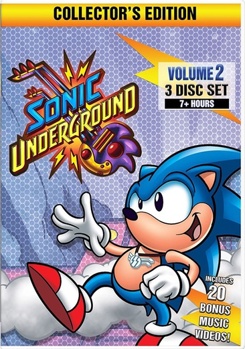 DVD Sonic Underground: Volume 2 Book