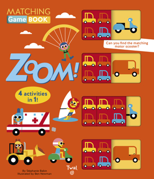 Board book Matching Game Book: Zoom!: 4 Activities in 1! Book