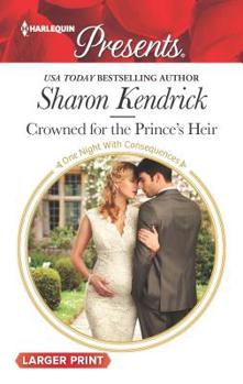 Mass Market Paperback Crowned for the Prince's Heir [Large Print] Book