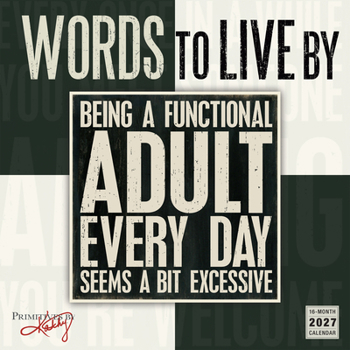 Calendar Words to Live by Book