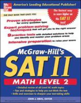 Paperback McGraw-Hill's SAT II Math Level 2 Book