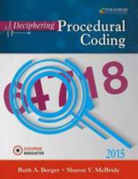 Paperback Deciphering Procedural Coding: Text Book