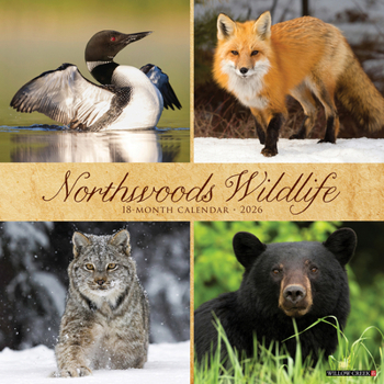 Calendar Northwoods Wildlife 2026 Wall Calendar Book