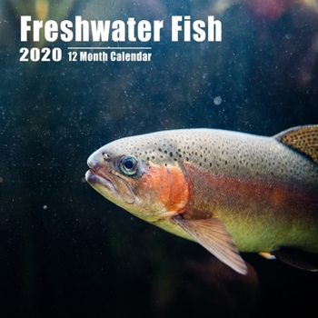 Mini Calendar 2020 Freshwater Fish: High Quality Fish Photos Mini Calendar With Inspirational Quotes each Month and Notes Section | Small Size 8.5x8.5 inches