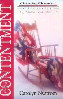 Paperback Finding Contentment (Christian Character Bible Study) Book