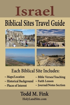 Paperback Israel Biblical Sites Travel Guide Book