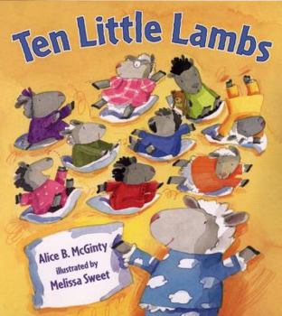 Hardcover Ten Little Lambs Book