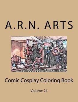 Paperback Comic Cosplay Coloring Book: Volume 24 Book