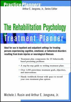 Paperback The Rehabilitation Psychology Treatment Planner Book