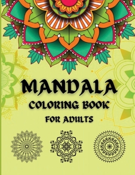 Paperback Mandala Coloring Book For Adults-50 Mandalas for Stress, Complex, Nice and Elegant Zen Book