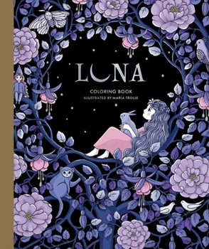 Hardcover Luna Coloring Book