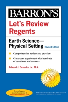 Paperback Let's Review Regents: Earth Science--Physical Setting Revised Edition Book