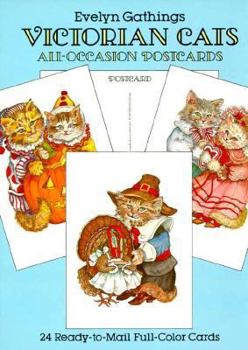 Paperback Victorian Cats: All-Occasion Postcards Book