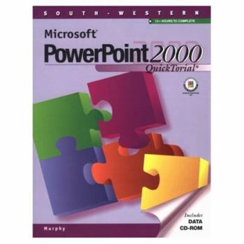 Paperback Microsoft PowerPoint 2000, Quicktorial Book