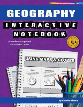 Paperback Geography Interactive Notebook: A Hands-On Approach to Social Studies! Book