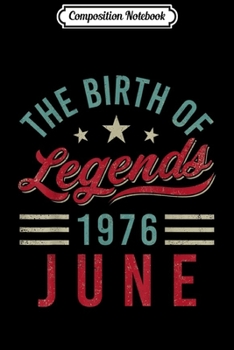 Composition Notebook: Vintage June 1984 Retro 35th Birthday Gifts  Journal/Notebook Blank Lined Ruled 6x9 100 Pages