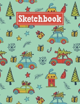 Paperback Sketchbook: 8.5 x 11 Notebook for Creative Drawing and Sketching Activities with New Year Themed Cover Design Book