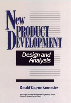 Hardcover New Product Development: Design and Analysis Book