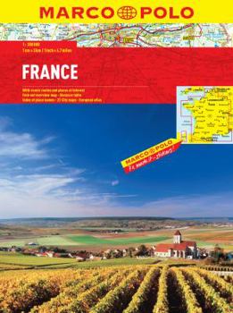 Spiral-bound France Marco Polo Road Atlas Book