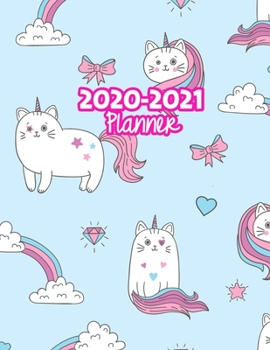 2020-2021 Planner: Two Year Calendar Organizer and Goal Journal | January 2020 - December 2021 Daily, Weekly and Monthly Planner Book with Back Sticker Expression Wall for 2 Years | Design Code 539933