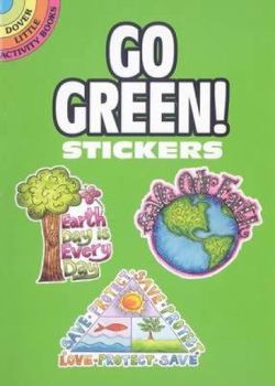 Paperback Go Green! Stickers Book