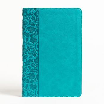 Imitation Leather NASB Large Print Personal Size Reference Bible, Teal Leathertouch [Large Print] Book