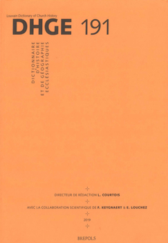Paperback Dictionnaire Dhistoire Et de Geographie Ecclesiastiques - Fascicule 191 [French] Book