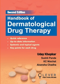 Paperback Handbook of Dermatological Drug Therapy Book