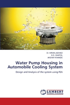 Paperback Water Pump Housing in Automobile Cooling System Book