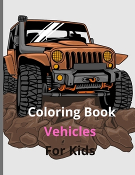 Paperback Coloring Book Vehicles For Kids Book