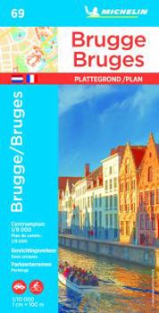 Map Michelin Bruges Map No. 69: Road & Tourist Map Book