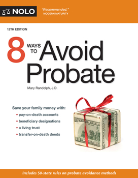 Paperback 8 Ways to Avoid Probate Book