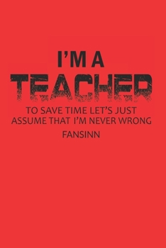 Paperback Funny School Teacher Notebook: Graph Paper Journal 6x9 - 120 Pages Book