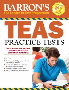 Paperback Barron's TEAS Practice Tests Book