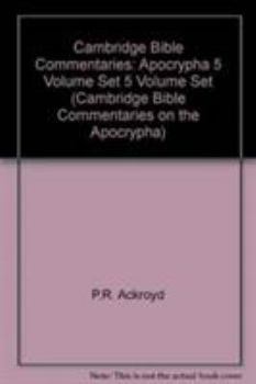 Paperback Cambridge Bible Commentaries: Apocrypha 5 Volume Set Book