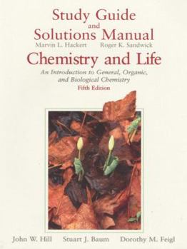 Paperback Chemistry and Life: An Introduction to General, Organic, and Biological Chemistry : Study Guide and Solutions Manual Book