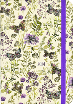 Calendar 2024 Amethyst Butterflies Engagement Calendar Book