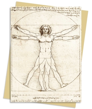 Misc. Leonardo Da Vinci: Vitruvian Man Greeting Card Pack: Pack of 6 Book