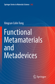 Paperback Functional Metamaterials and Metadevices Book