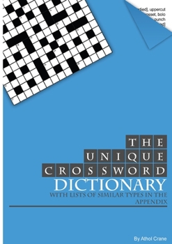Paperback The Unique Crossword Dictionary Book