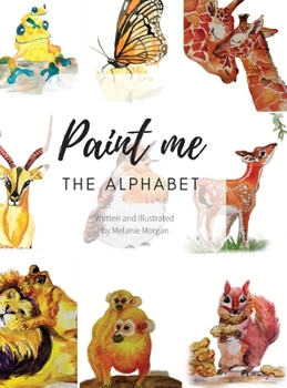 Hardcover Paint Me The Alphabet [Large Print] Book