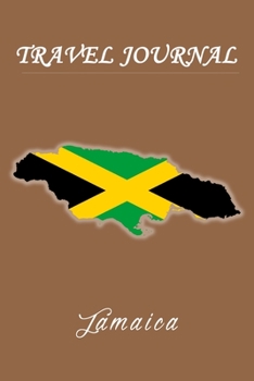 Paperback Travel Journal - Jamaica - 50 Half Blank Pages - Book