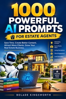 Paperback 1000 Powerful AI Prompts for Estate Agents Book