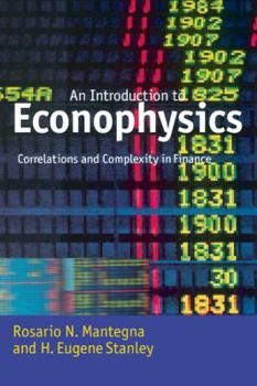Hardcover Introduction to Econophysics: Correlations and Complexity in Finance Book