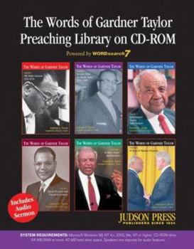 CD-ROM The Words of Gardner Taylor Preaching Library on CD-ROM Book