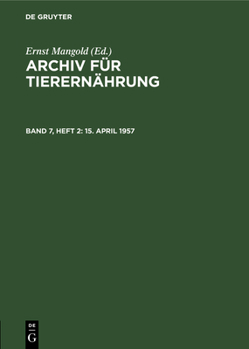 Hardcover 4/15/57 [German] Book