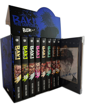 Baki The Grappler (Perfect Edition) Box Set No. 2: Vol. 9-16 + Exclusive Shikishi Board