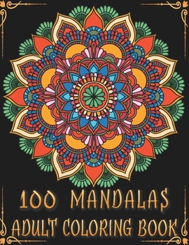 Paperback 100 Mandalas Adult Coloring Book: 100 マンダラ塗り絵 - ストレスを和| Book