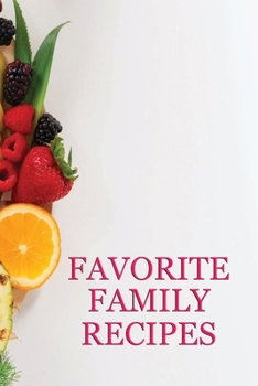 Paperback Favorite Family Recipes Book