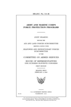 Paperback Army and Marine Corps force protection programs Book